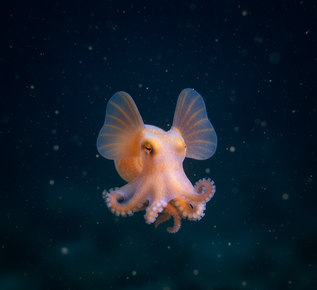 Dumbo Ahtapotu (Grimpoteuthis)