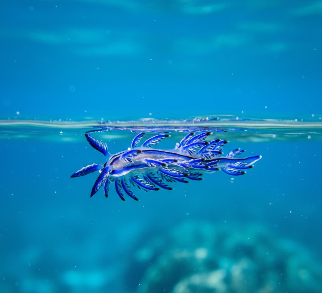 Mavi Ejderha Glaucus Atlanticus 1