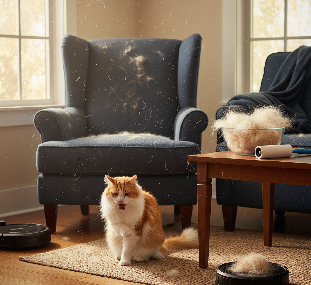 kedilerde tüy dökülmesi sebepleri