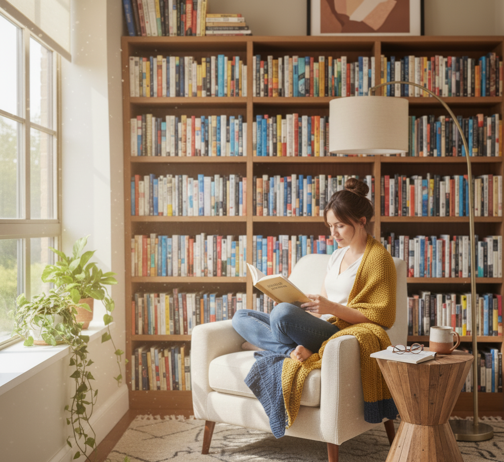 Rahatlatıcı bir okuma köşesi nasıl yapılır? 33 Rahatlatıcı bir okuma köşesi nasıl yapılır?