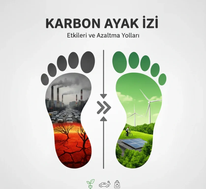 karbon ayak izi etkileri ve azaltma yöntemleri