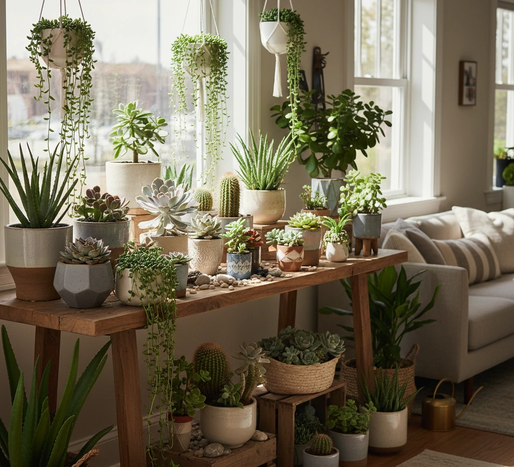 Evde sukulent bahçesi nasıl kurulur?