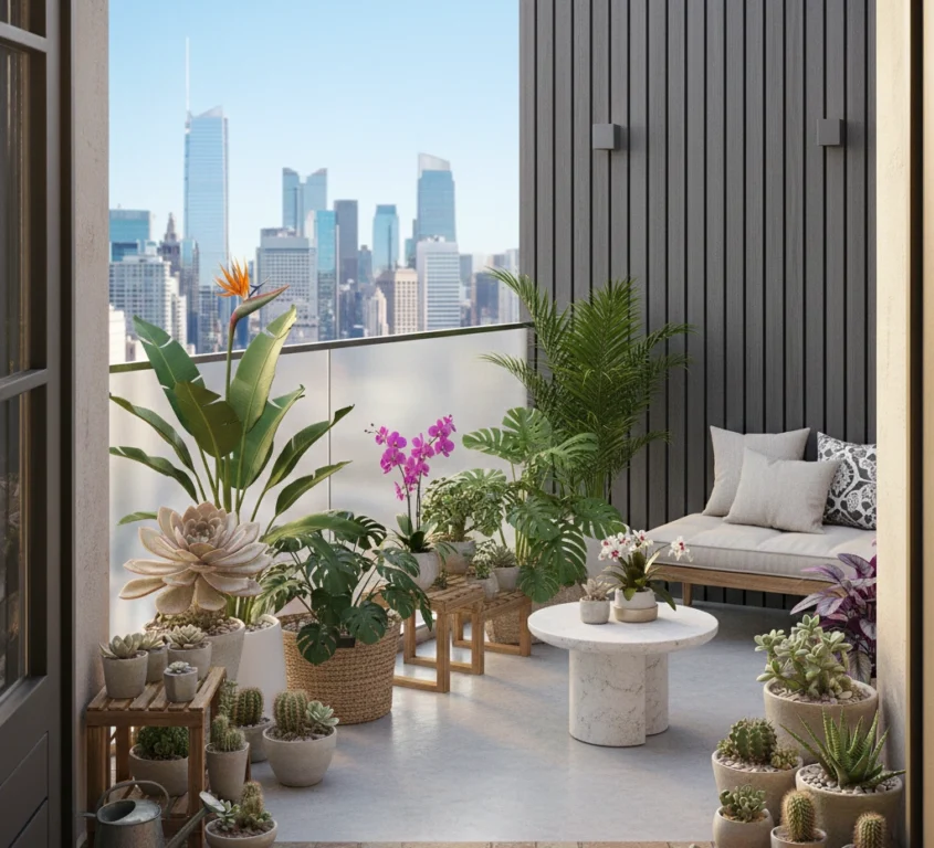 evde sukulent bahçesi yapımı