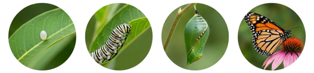 kelebeklerin evreleri