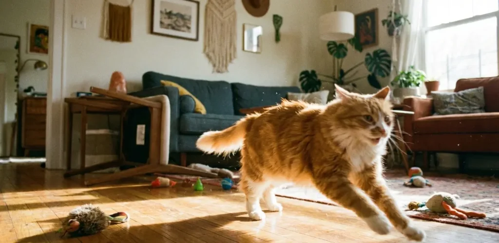 Kediler neden evde koşturur? 18 Kediler neden evde koşturur?