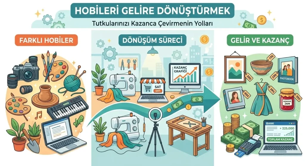Hobileri Gelire Dönüştürmek İçin Başlangıç Rehberi 1 Hobileri Gelire Dönüştürmek İçin Başlangıç Rehberi
